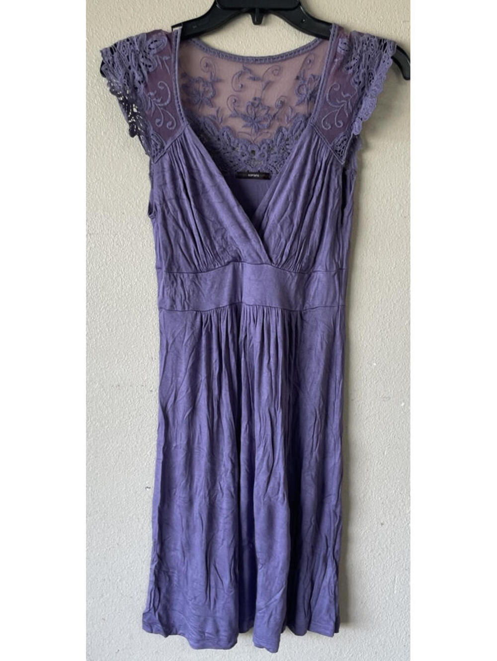 Soprano Small Medium Dress No Tag Purple Lace